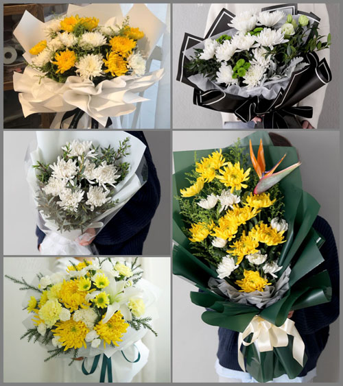 广东揭阳市普宁市大坝镇九江村白事花束代送
